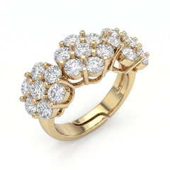 Trilogie-Ring Magic Blume