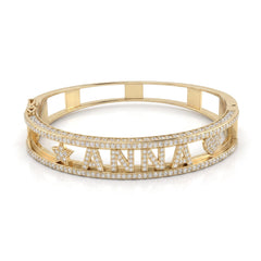 Armband Name Manetta Basis mit Zirkonia
