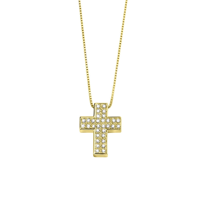 Collana Mini Croce Pavè - My Mo Gioielli