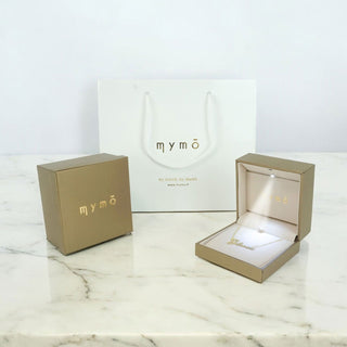 Luxury gift box with LED light - Bronze and White